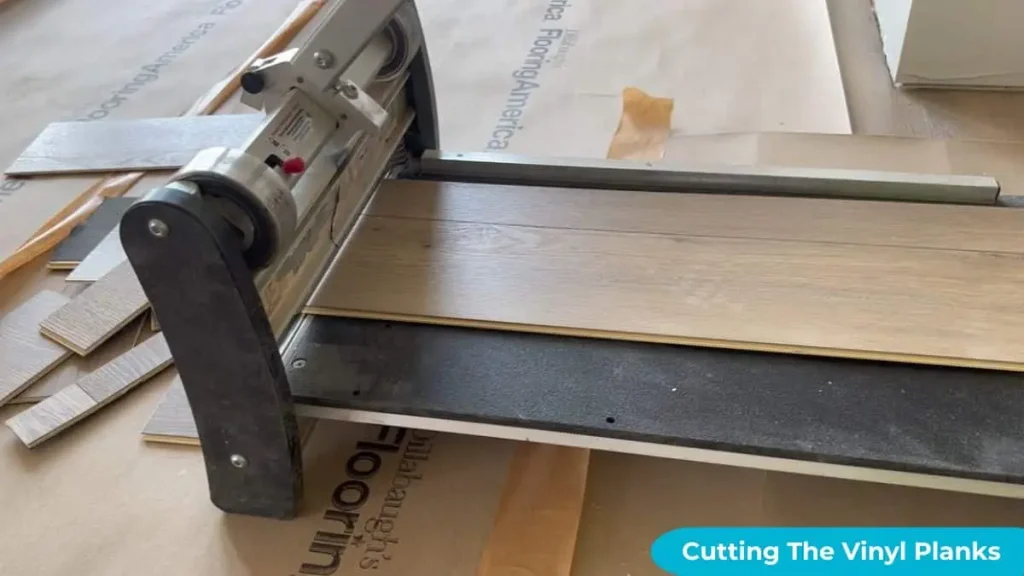 Cutting The Vinyl Planks