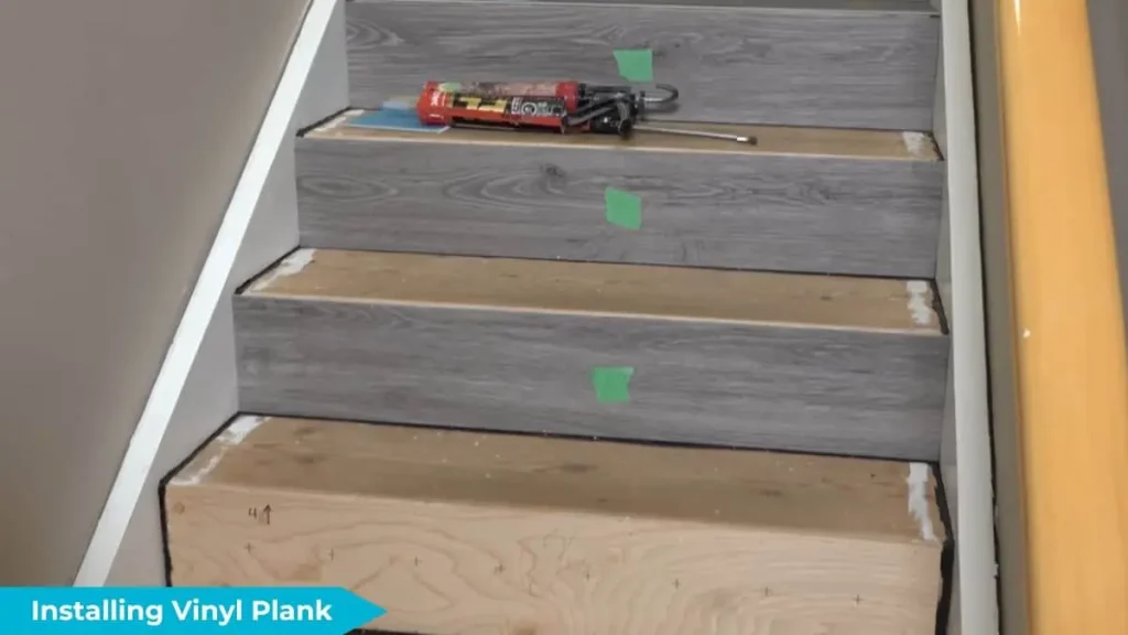 Installing Vinyl Plank Flooring on Stairs