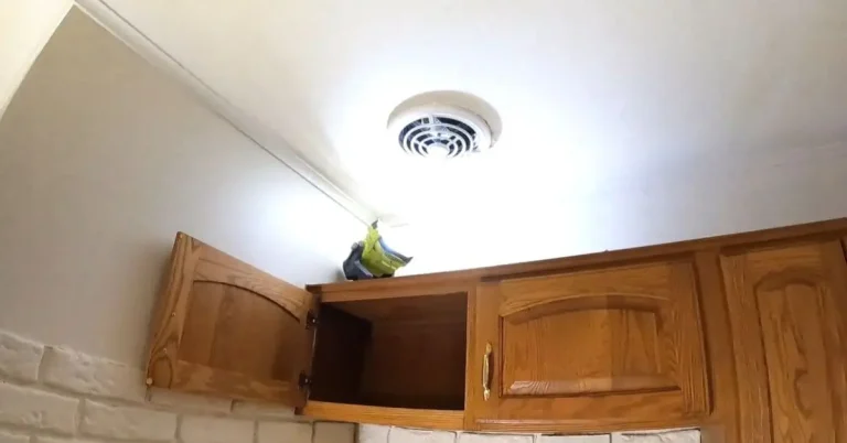 Old kitchen exhaust fan replacement