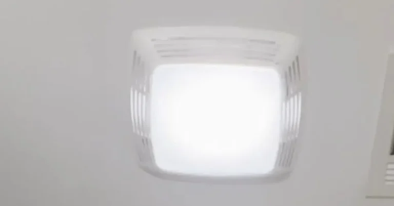 Replace Bathroom Light With Fan Light Combo