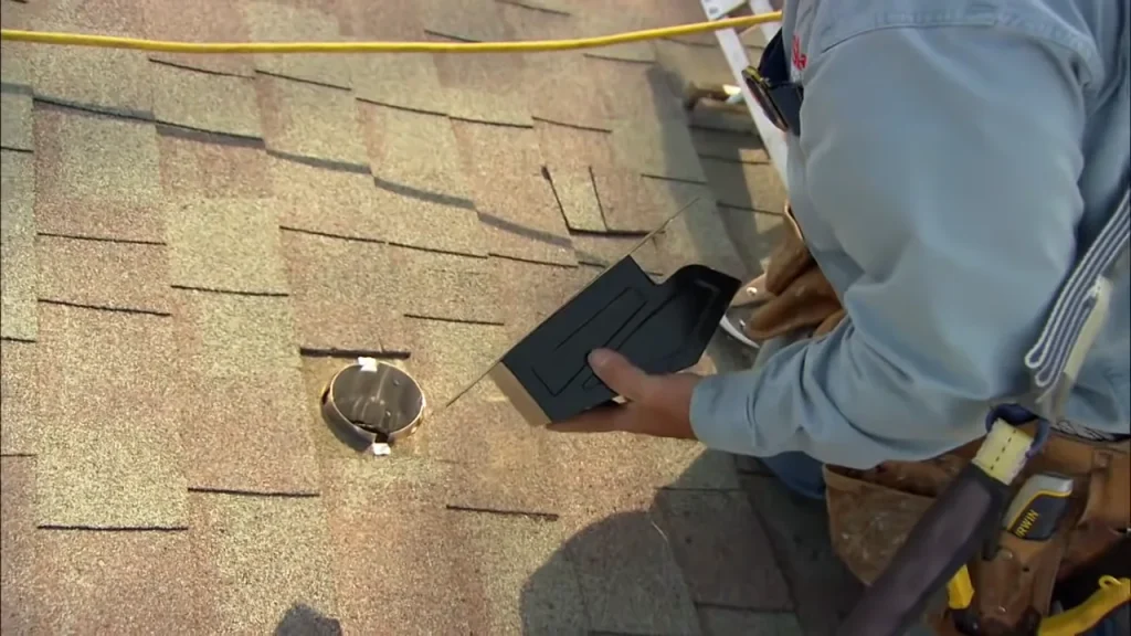 Installing The Roof Vent And Ductwork