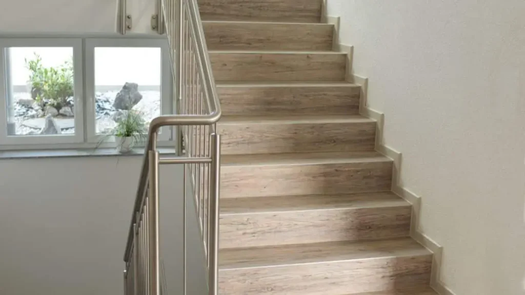 Professional vinyl stair Installation