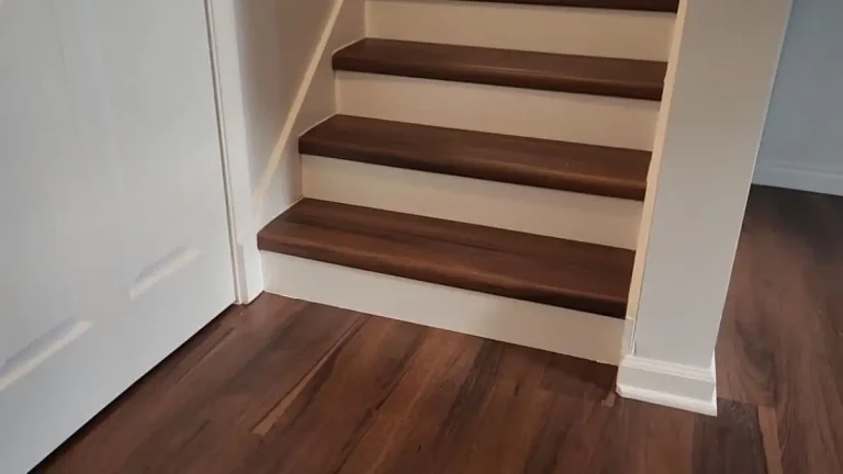 how to match stairs to vinyl flooring