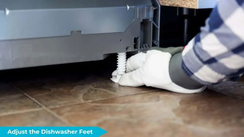 Adjust the Dishwasher Feet