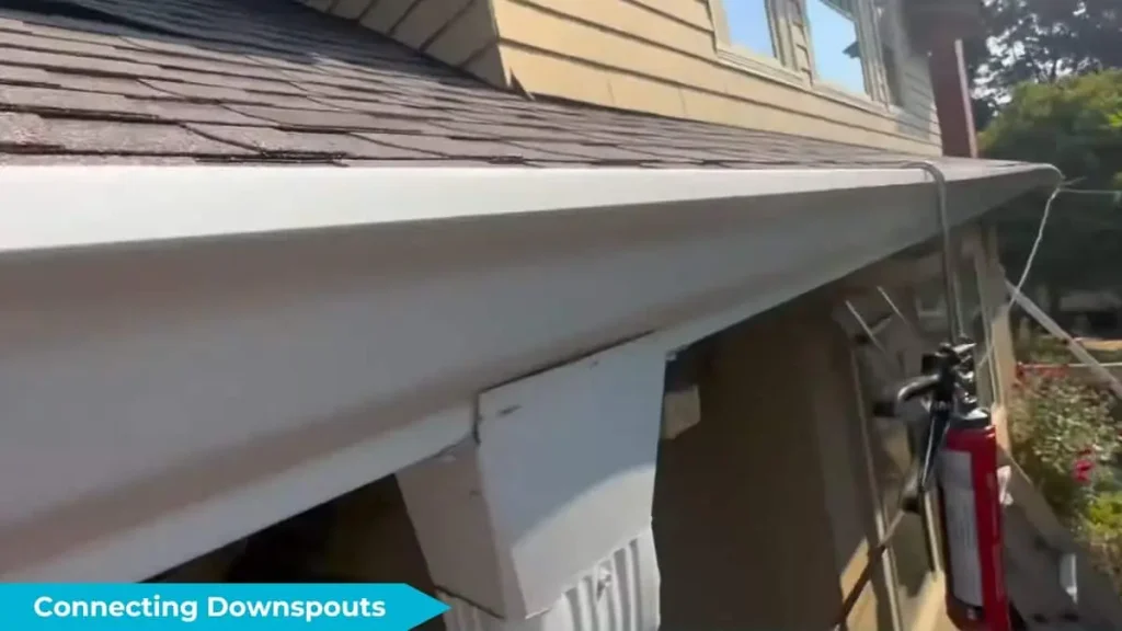 Connecting Downspouts