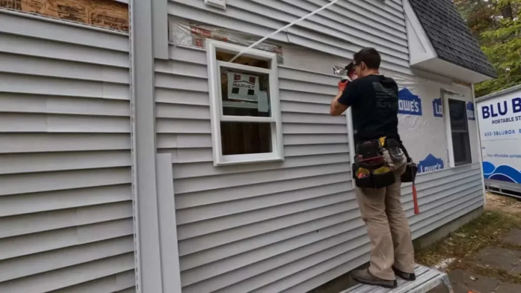 Vinyl Siding With Built-in J-channel Installation