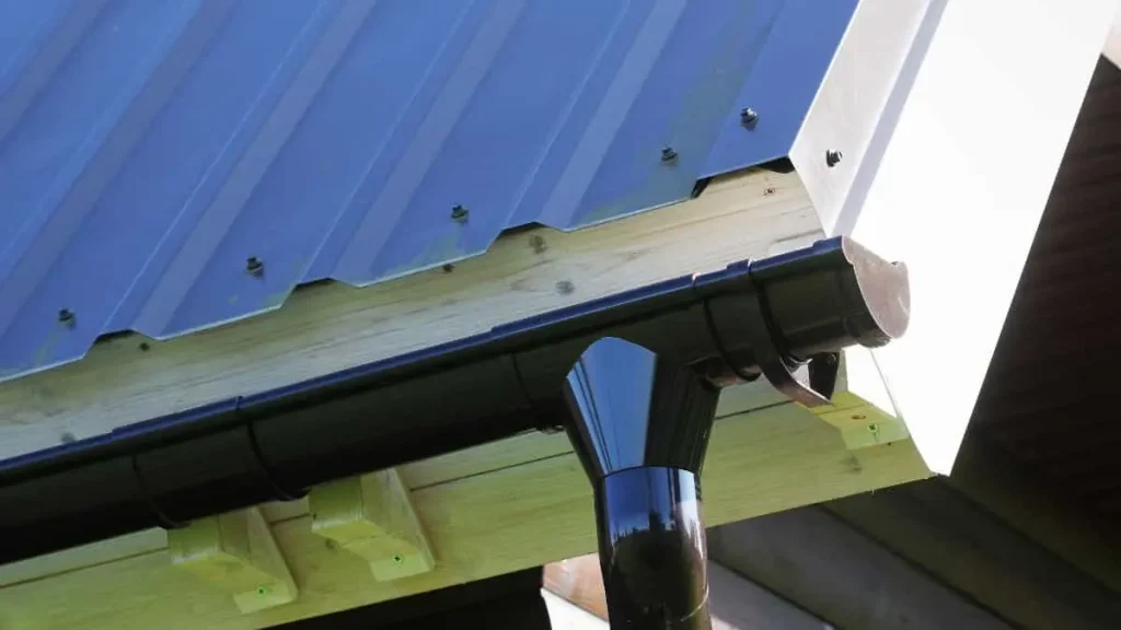 gutter guards on metal roof