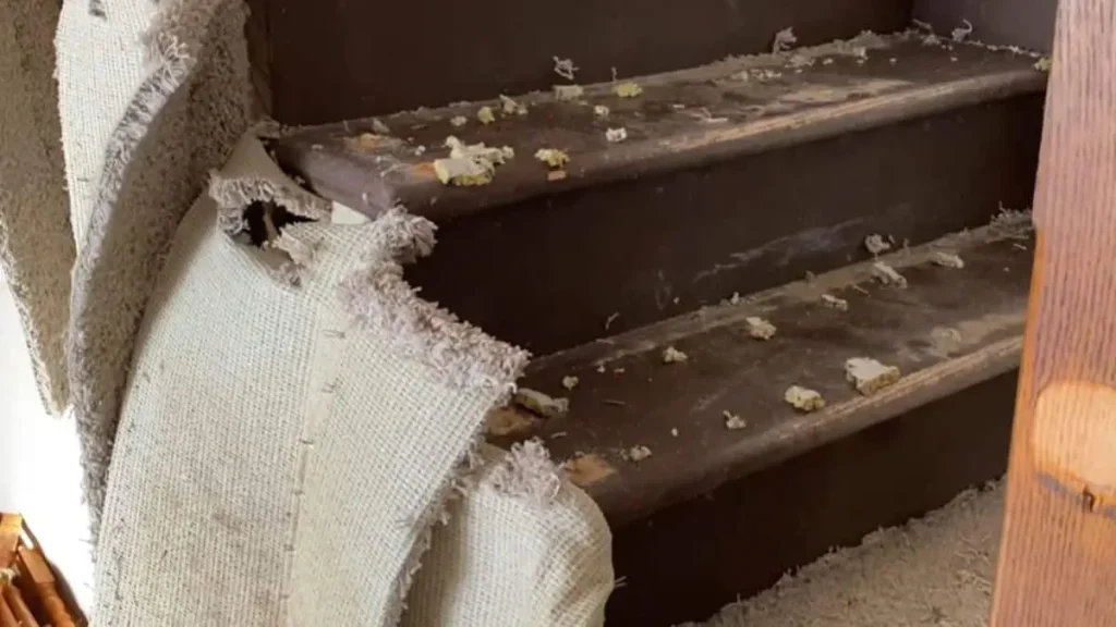 Removing Old Stair Treads