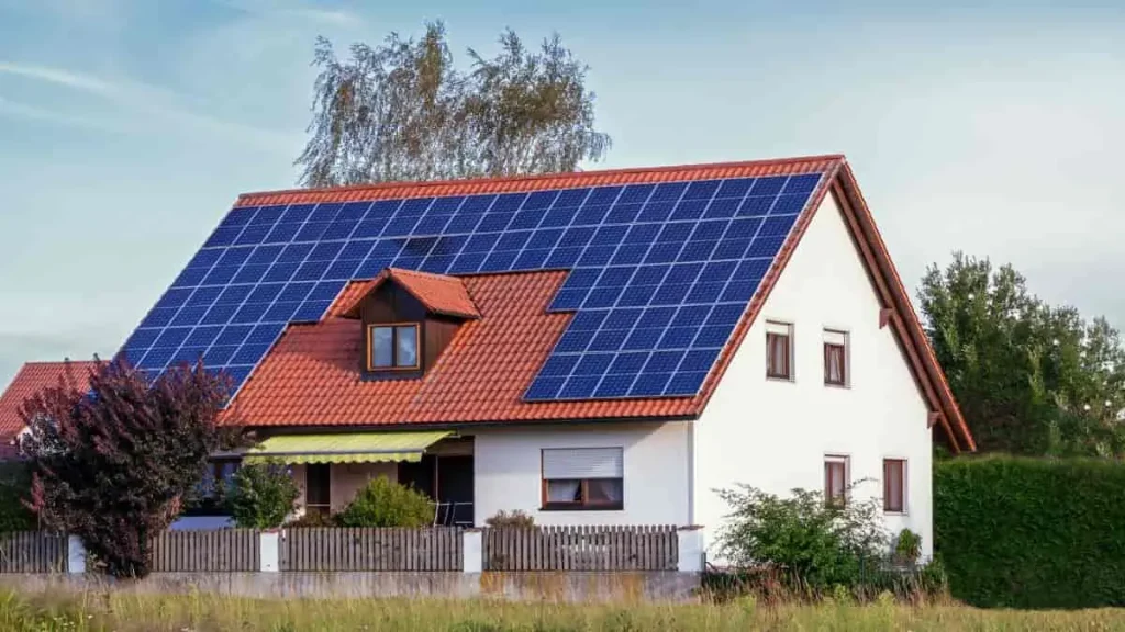 Solar Panel Installation on Home